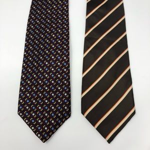 (2) NEW Men's Ties Talbott & Banana Republic Silk
